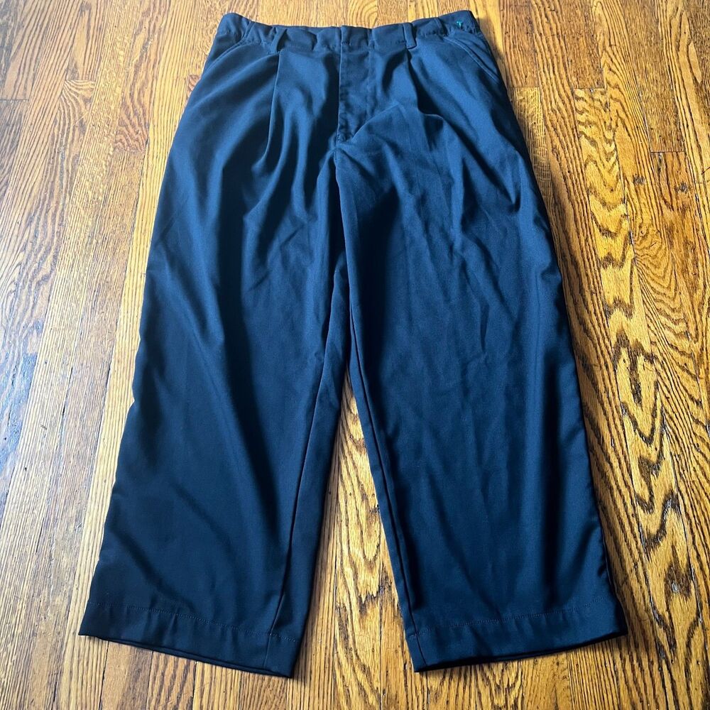 Standard Cloth Urban Outfitters Pleated Wide Leg Baggy Pants Black 34